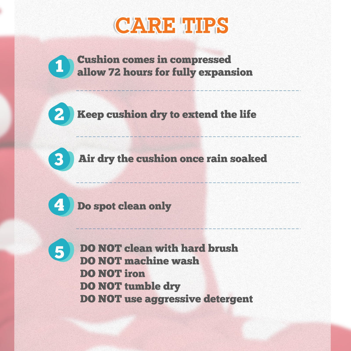 46'' x 22'' Tufted Outdoor/Indoor High Back Patio Chair Cushion, Set of 2 - Eagle Peak Custom Canopy Tent