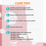 46'' x 22'' Tufted Outdoor/Indoor High Back Patio Chair Cushion, Set of 2 - Eagle Peak Custom Canopy Tent