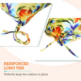 46'' x 22'' Tufted Outdoor/Indoor High Back Patio Chair Cushion, Set of 2 - Eagle Peak Custom Canopy Tent