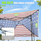 13x13 Pop Up Canopy Tent With Sidewall