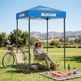 4x4 ft Commercial Privacy Shelter with Logo Printing - Eagle Peak
