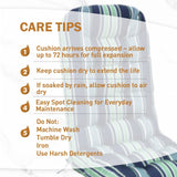 5" High Back Adirondack Chair Cushions, 49x20x5 in, Set of 1/2/4 - Eagle Peak Custom Canopy Tent