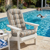 5" High Back Adirondack Chair Cushions, 49x20x5 in, Set of 1/2/4 - Eagle Peak Custom Canopy Tent