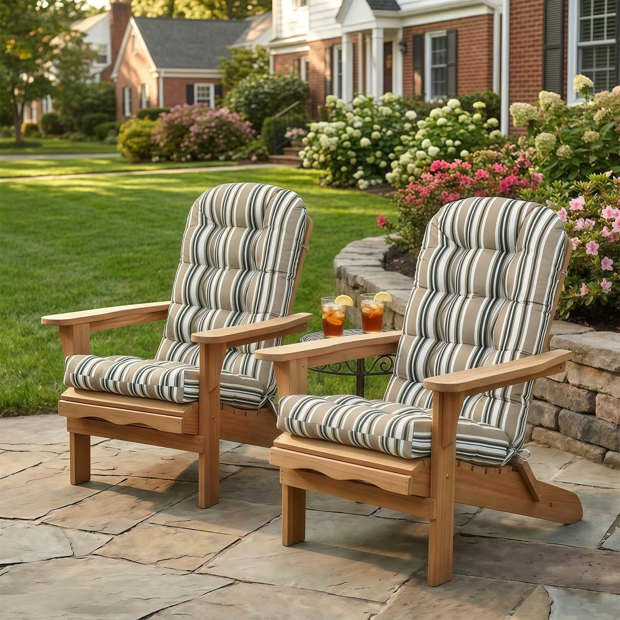 5" High Back Adirondack Chair Cushions, 49x20x5 in, Set of 1/2/4 - Eagle Peak Custom Canopy Tent