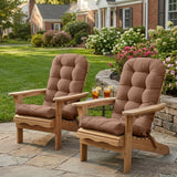 5" High Back Adirondack Chair Cushions, 49x20x5 in, Set of 1/2/4 - Eagle Peak Custom Canopy Tent
