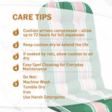 5" High Back Adirondack Chair Cushions, 49x20x5 in, Set of 1/2/4 - Eagle Peak Custom Canopy Tent