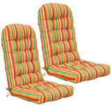 5" High Back Adirondack Chair Cushions, 49x20x5 in, Set of 1/2/4 - Eagle Peak Custom Canopy Tent