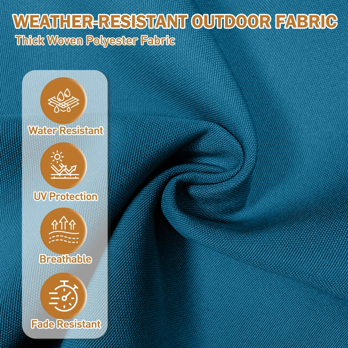 5" High Back Adirondack Chair Cushions, 49x20x5 in, Set of 1/2/4 - Eagle Peak Custom Canopy Tent