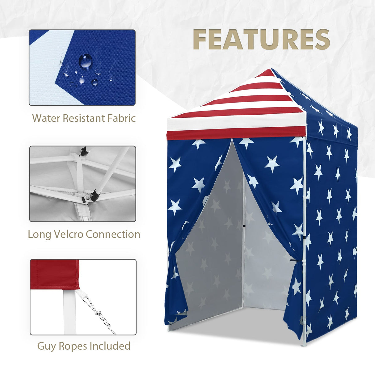 5x5 Instant Canopy with 4 - Side Wall Panels - Eagle Peak Custom Canopy Tent