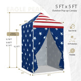 5x5 Instant Canopy with 4 - Side Wall Panels - Eagle Peak Custom Canopy Tent