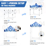 5x5 Pop Up Canopy Tent Instant Outdoor Canopy - Eagle Peak Custom Canopy Tent