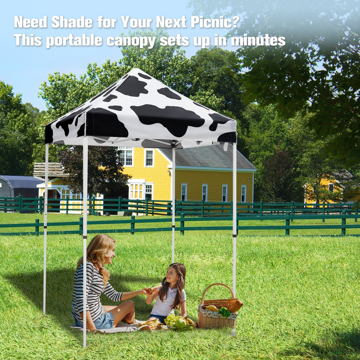 5x5 Pop Up Canopy Tent Instant Outdoor Canopy - Eagle Peak Custom Canopy Tent