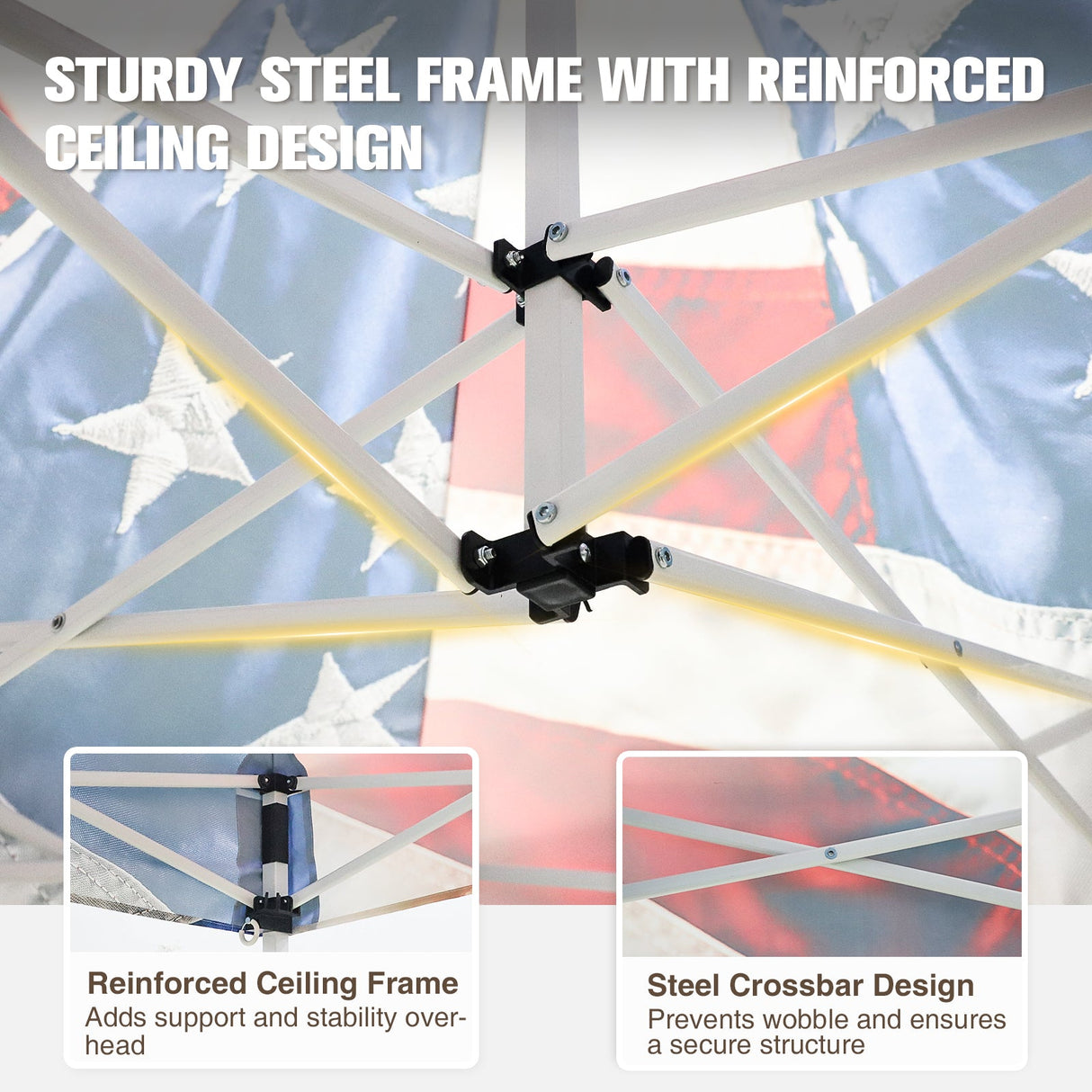 5x5 Pop Up Canopy Tent Instant Outdoor Canopy - Eagle Peak Custom Canopy Tent