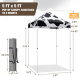 5x5 Pop Up Canopy Tent Instant Outdoor Canopy - Eagle Peak Custom Canopy Tent