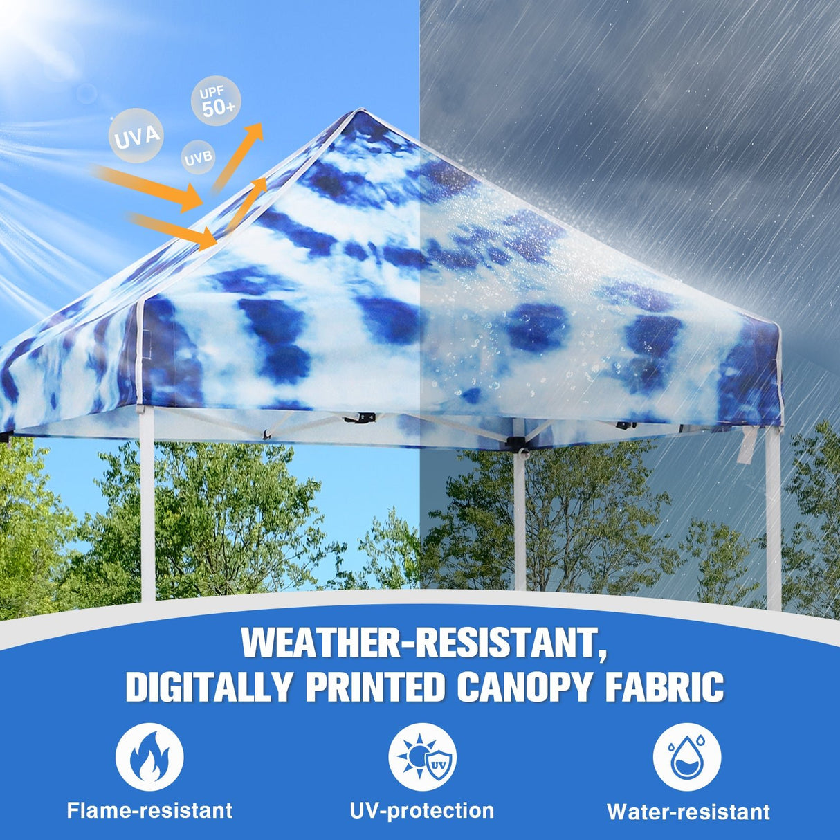 5x5 Pop Up Canopy Tent Instant Outdoor Canopy - Eagle Peak Custom Canopy Tent