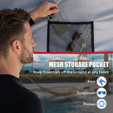 5x5 Pop Up Canopy Tent Instant Straight Leg Outdoor Canopy Easy Set-up - Eagle Peak®