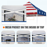 5x5 Pop Up Canopy Tent Instant Straight Leg Outdoor Canopy Easy Set - up - Eagle Peak Custom Canopy Tent