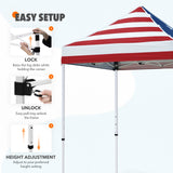 5x5 Pop Up Canopy Tent Instant Straight Leg Outdoor Canopy Easy Set - up - Eagle Peak Custom Canopy Tent
