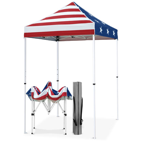 5x5 Pop Up Canopy Tent Instant Straight Leg Outdoor Canopy Easy Set - up - Eagle Peak Custom Canopy Tent