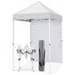 5x5 Straight Leg Pop Up Canopy Tent with One Removable Sunwall - Eagle Peak®