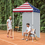 5x5 Straight Leg Pop Up Canopy Tent with One Removable Sunwall - Eagle Peak Custom Canopy Tent