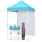 5x5 Straight Leg Pop Up Canopy Tent with One Removable Sunwall - Eagle Peak®