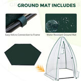 63”x63”x72” Bubble Film Cover Mini Dome Greenhouse - Eagle Peak Custom Canopy Tent