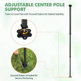 6.6x6.6 ft/ 8.5x8.5 ft Hexagon Pop up Greenhouse - Eagle Peak Custom Canopy Tent