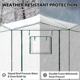 6.6x6.6 ft/ 8.5x8.5 ft Hexagon Pop up Greenhouse - Eagle Peak Custom Canopy Tent