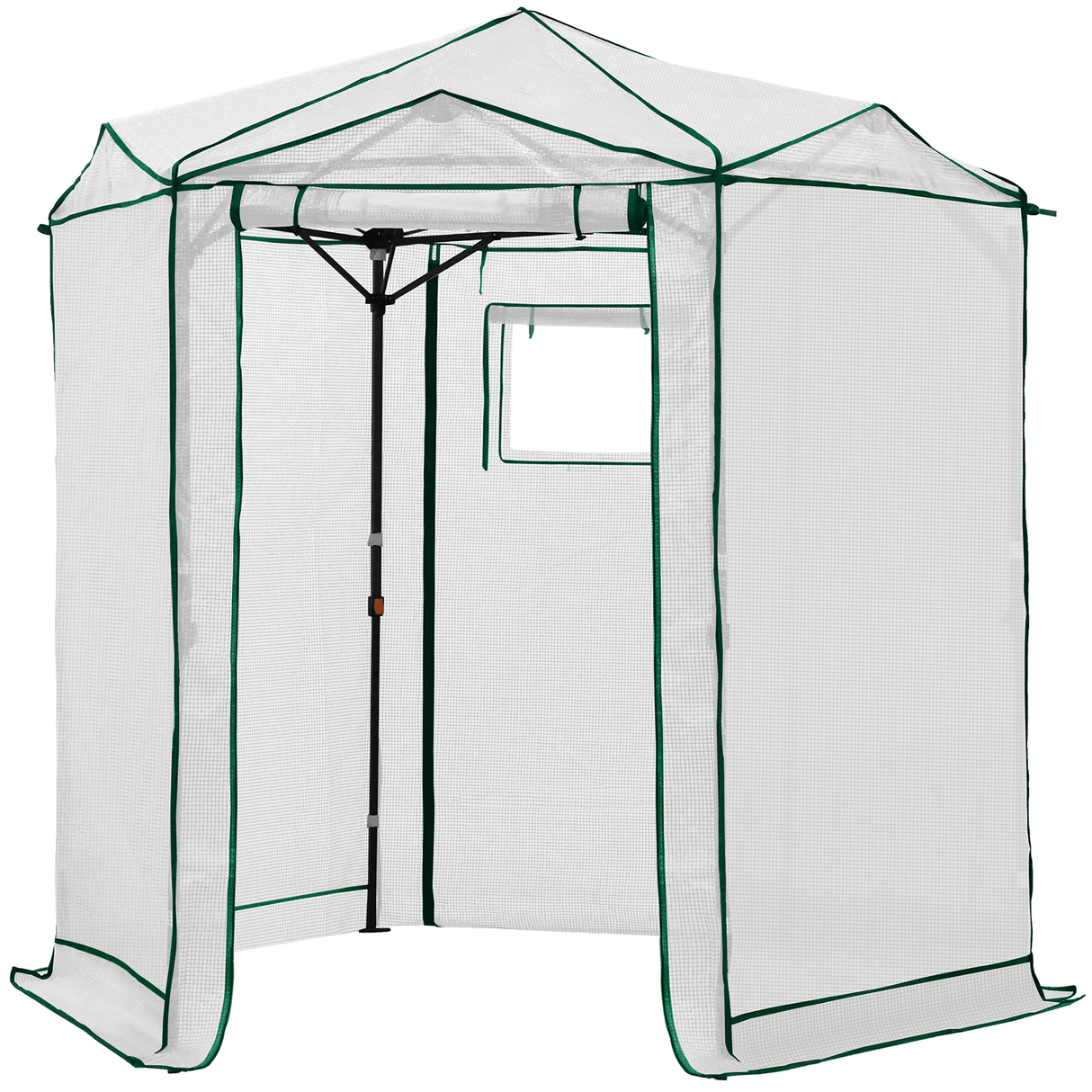 6.6x6.6 ft/ 8.5x8.5 ft Hexagon Pop up Greenhouse - Eagle Peak Custom Canopy Tent