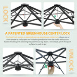 6.6x6.6 ft Hexagon Pop up Greenhouse - Eagle Peak Custom Canopy Tent