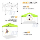 6.6x6.6 Pop Up Canopy Tent - Eagle Peak Custom Canopy Tent