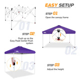 6.6x6.6 Pop Up Canopy Tent - Eagle Peak Custom Canopy Tent