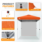 6.6x6.6 Pop Up Canopy Tent with Sidewall - Eagle Peak Custom Canopy Tent