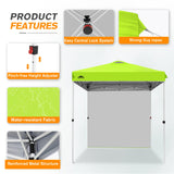 6.6x6.6 Pop Up Canopy Tent with Sidewall - Eagle Peak Custom Canopy Tent