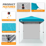 6.6x6.6 Pop Up Canopy Tent with Sidewall - Eagle Peak Custom Canopy Tent