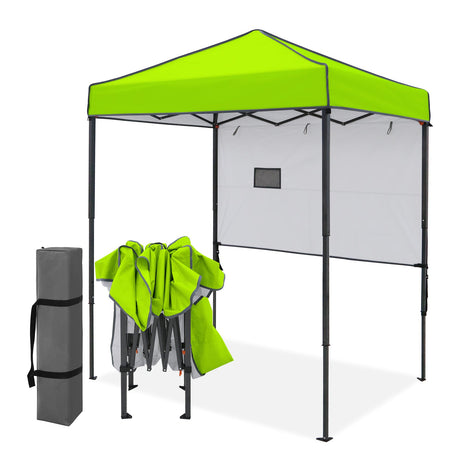 6x4 ft Instant Pop Up Canopy with Adjustable Sun Wall - Eagle Peak®