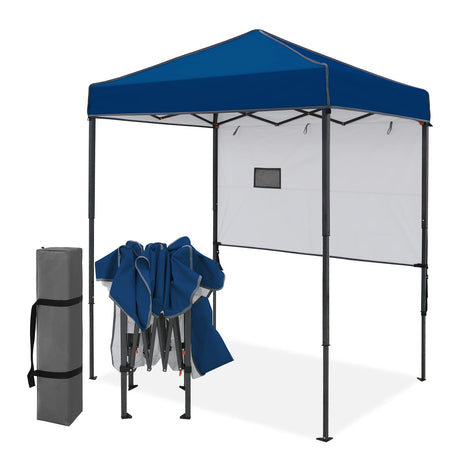 6x4 ft Instant Pop Up Canopy with Adjustable Sun Wall - Eagle Peak®