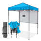 6x4 ft Instant Pop Up Canopy with Adjustable Sun Wall - Eagle Peak®