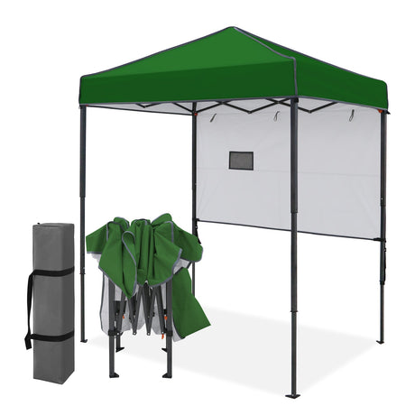 6x4 ft Instant Pop Up Canopy with Adjustable Sun Wall - Eagle Peak®