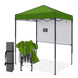 6x4 ft Instant Pop Up Canopy with Adjustable Sun Wall - Eagle Peak®