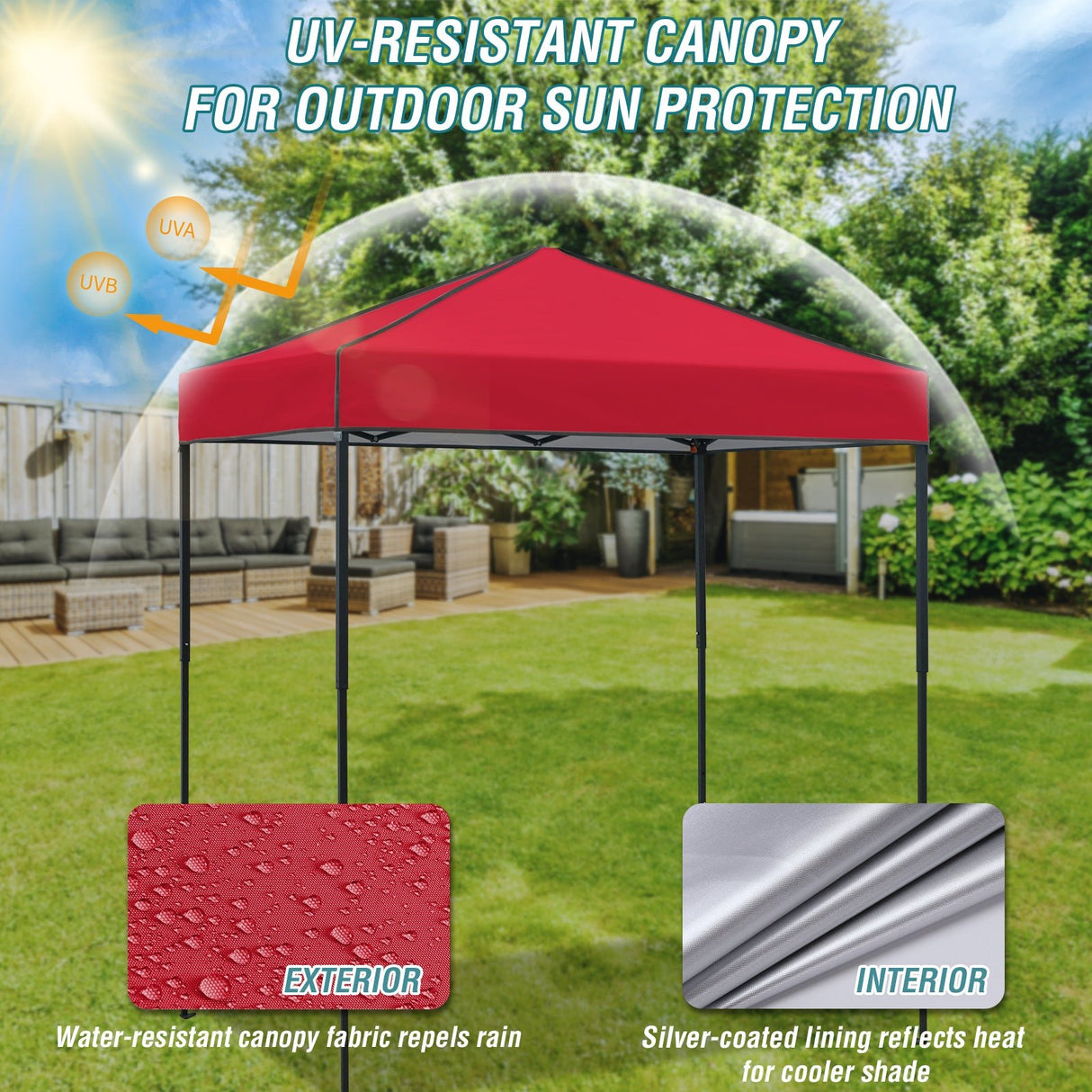 6x4 Instant Pop Up Canopy Tent - Eagle Peak Custom Canopy Tent