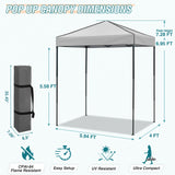 6x4 Instant Pop Up Canopy Tent - Eagle Peak Custom Canopy Tent
