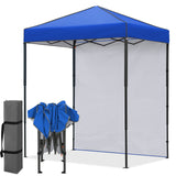 6x4 Instant Pop Up Canopy Tent with 1 Side Wall Panel - Eagle Peak®