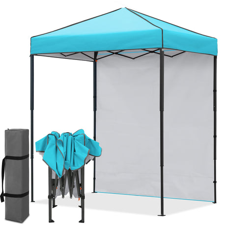 6x4 Instant Pop Up Canopy Tent with 1 Side Wall Panel - Eagle Peak®