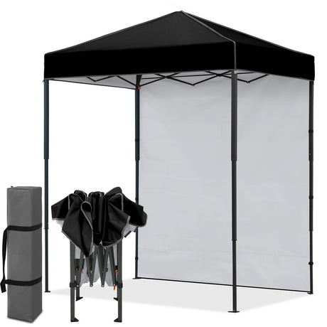 6x4 Instant Pop Up Canopy Tent with 1 Side Wall Panel - Eagle Peak®