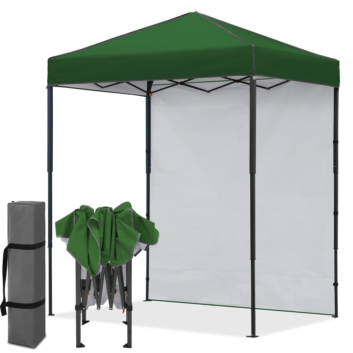 6x4 Instant Pop Up Canopy Tent with 1 Side Wall Panel - Eagle Peak®