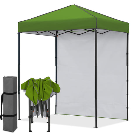 6x4 Instant Pop Up Canopy Tent with 1 Side Wall Panel - Eagle Peak®