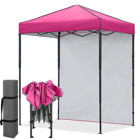 6x4 Instant Pop Up Canopy Tent with 1 Side Wall Panel - Eagle Peak®
