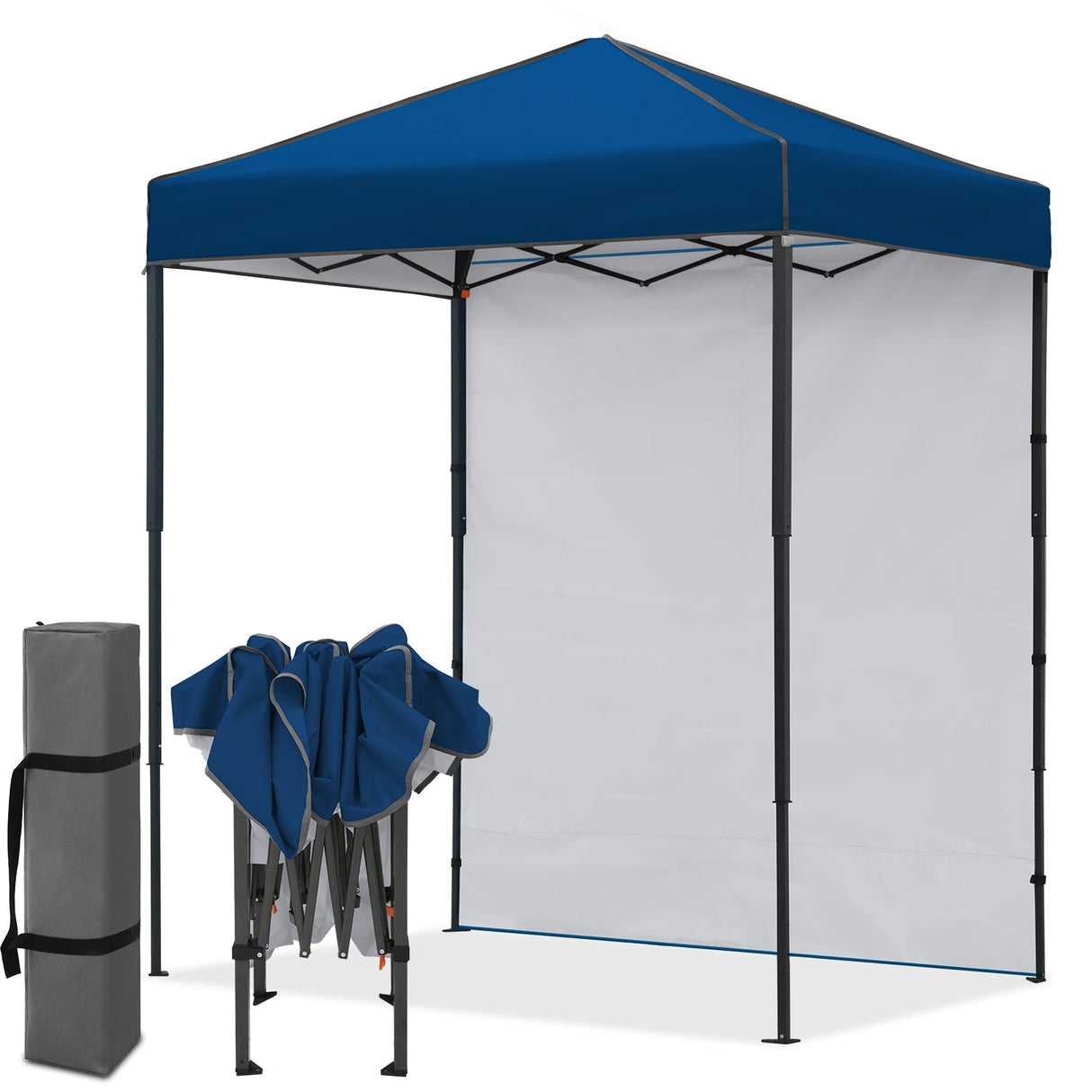 6x4 Instant Pop Up Canopy Tent with 1 Side Wall Panel - Eagle Peak®